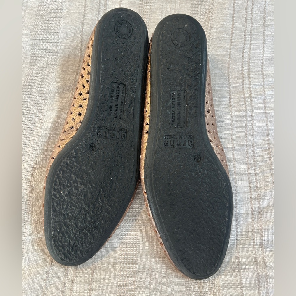 Arche Lilly Ballet Flat Rose Gold - Picture 10 of 12